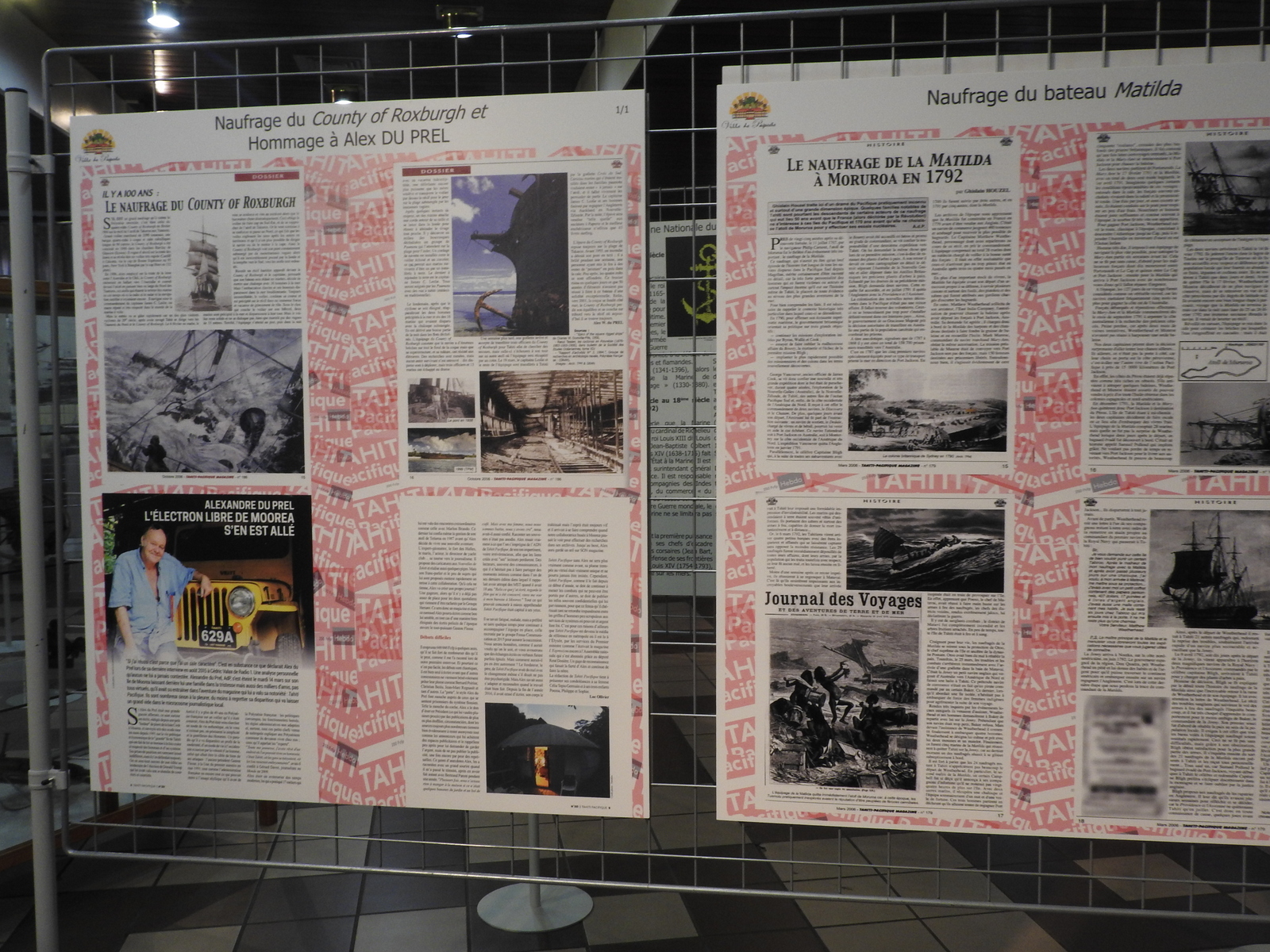 Le magazine Tahiti Pacifique est partenaire de cette exposition.