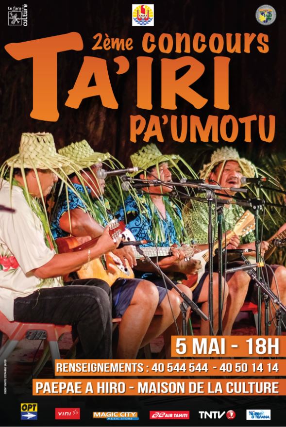 Concours Ta'iri Pa'umotu : les guitares vont "pleurer" le 5 mai