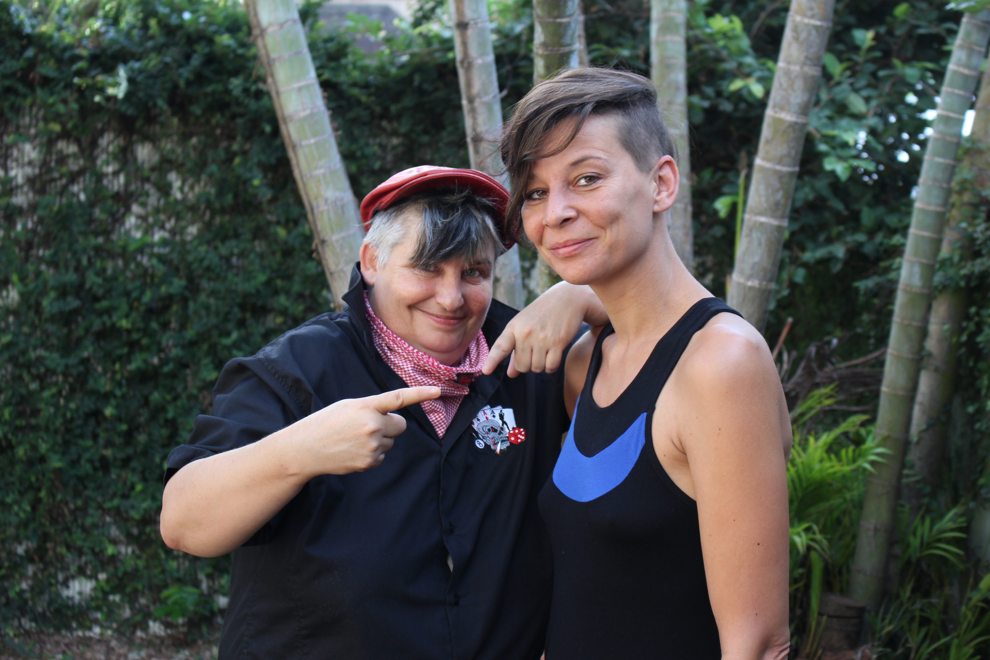 Grib (à gauche) et Laet de King's Queer.