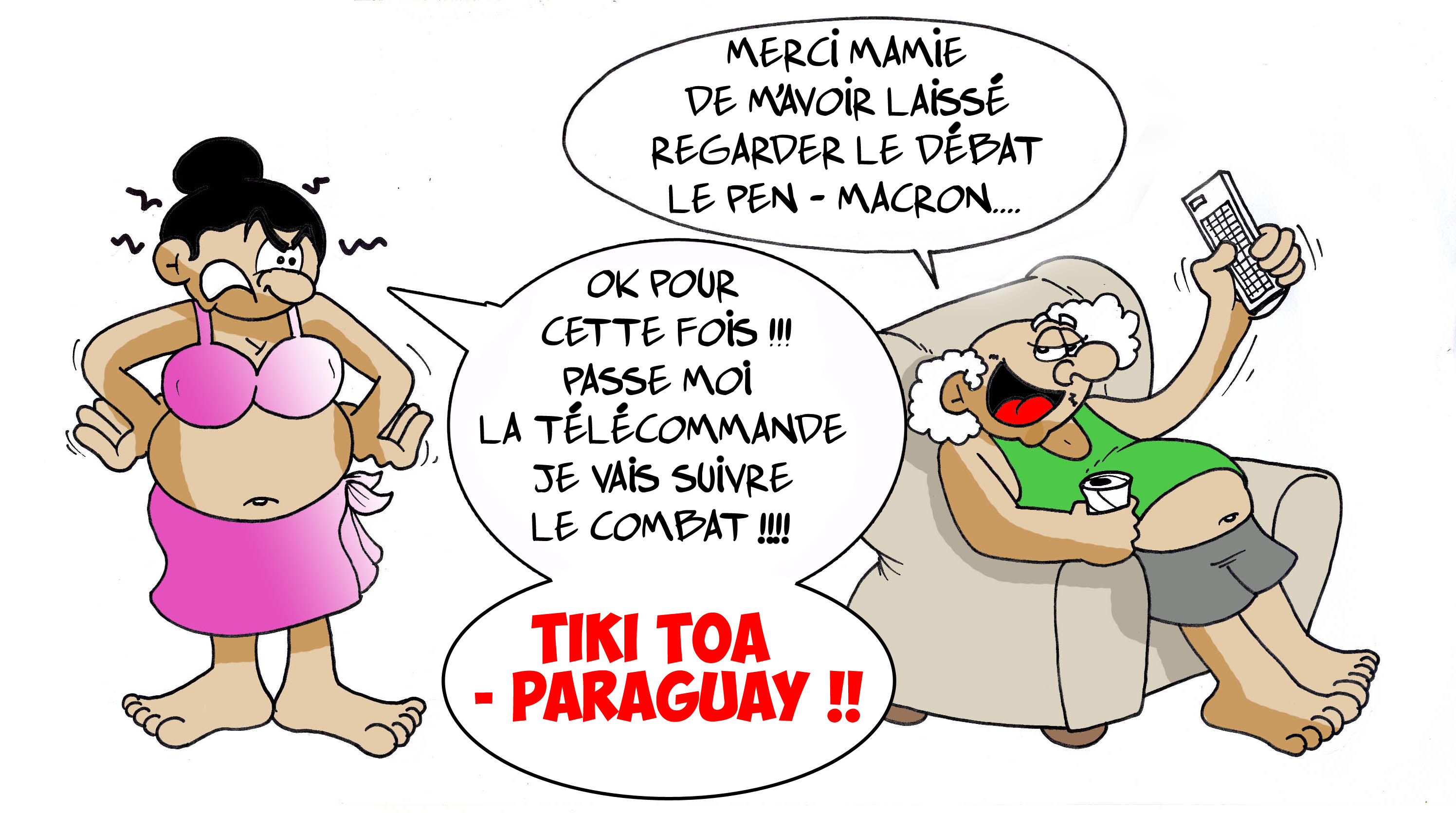 " Le grand débat " par Munoz