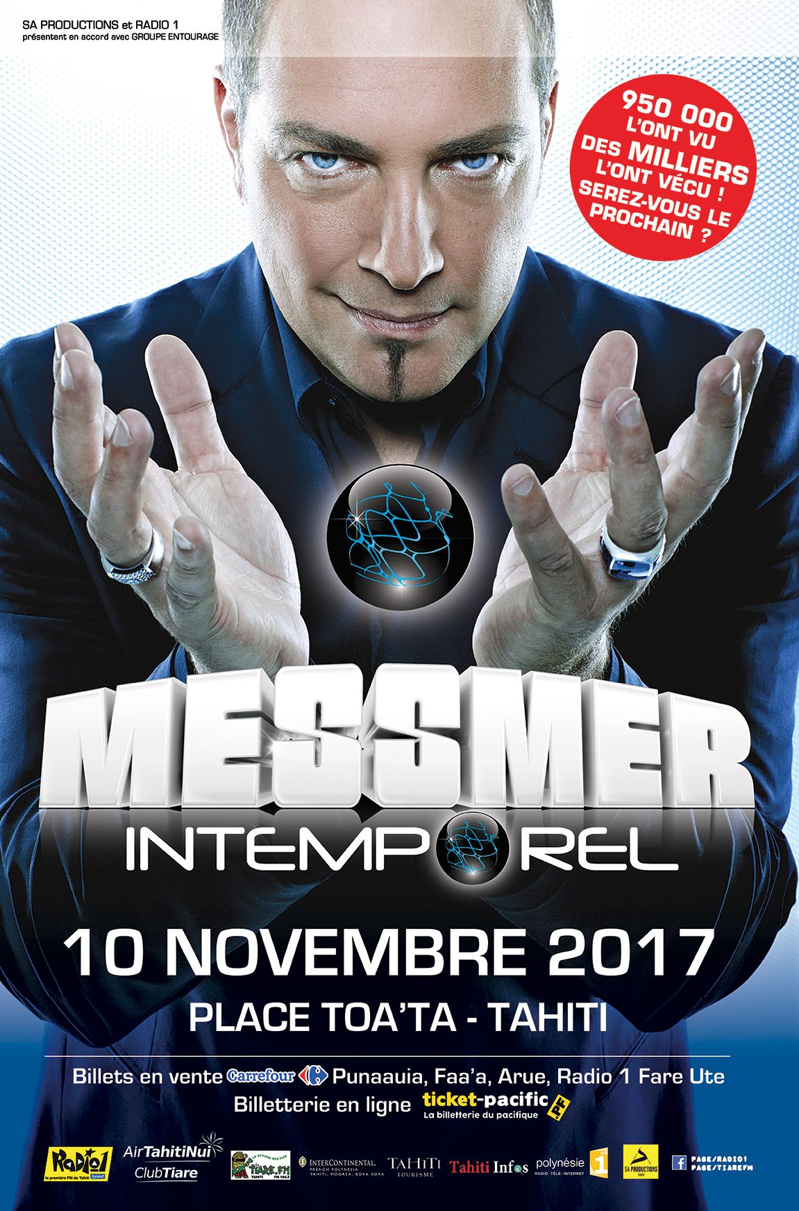 Messmer: Bientôt le "plus grand hypnotiseur du monde" à To'ata