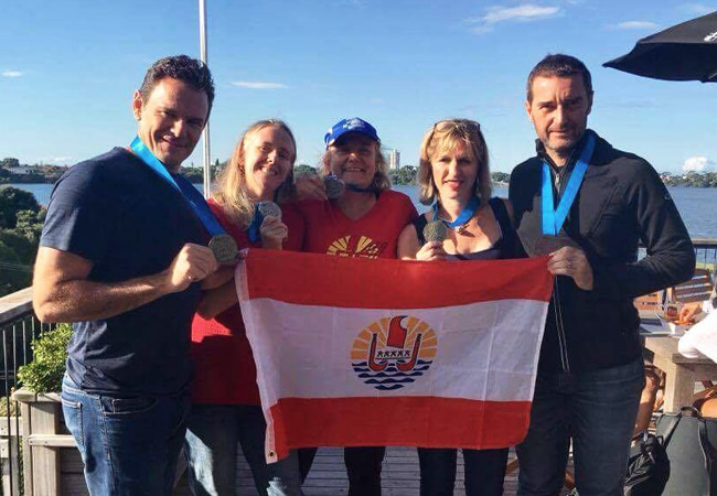 Squash – World Master Games : Tahiti, championne du monde par équipe