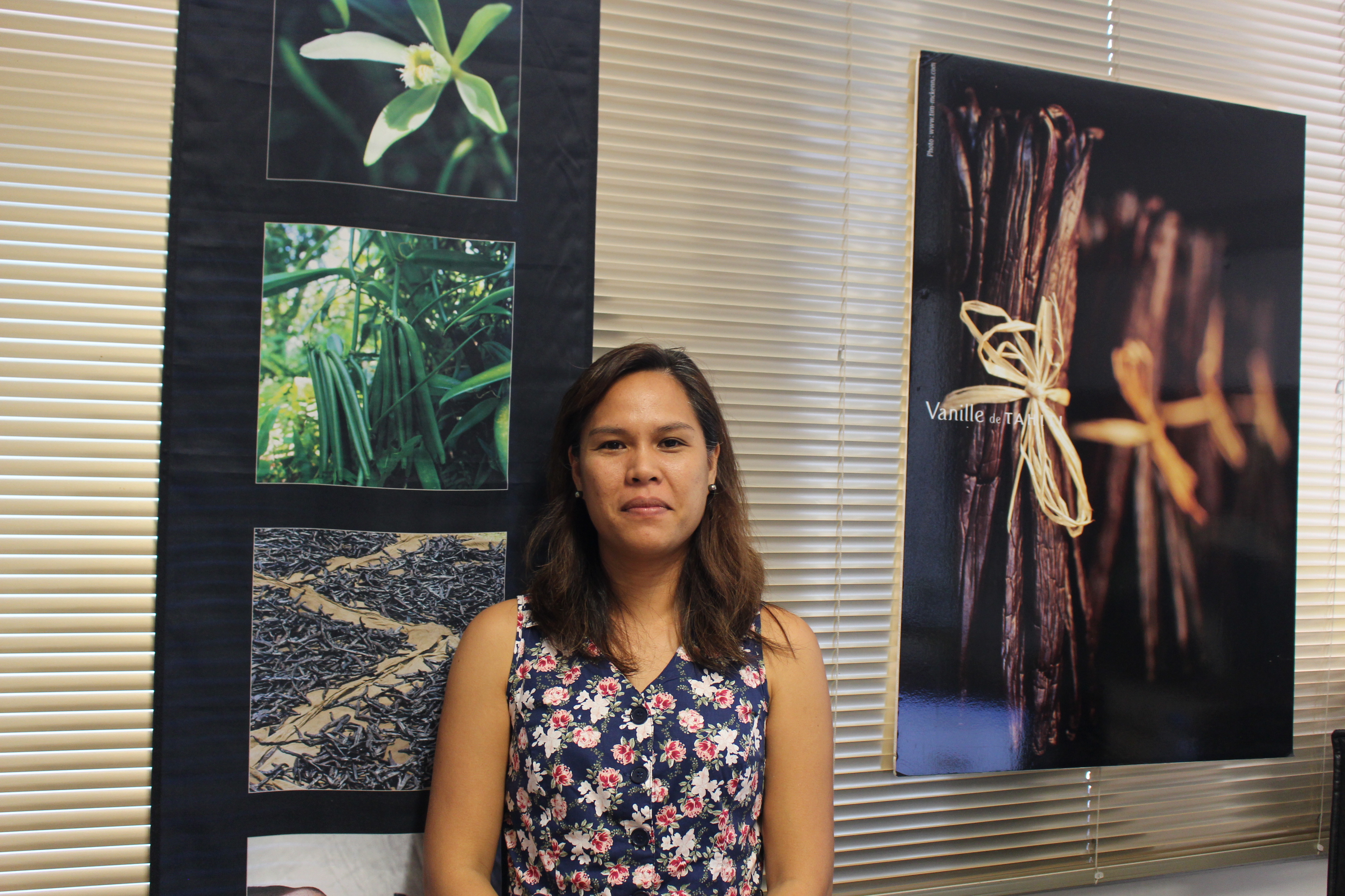 Carine Yip, directrice de l'Établissement vanille de Tahiti.