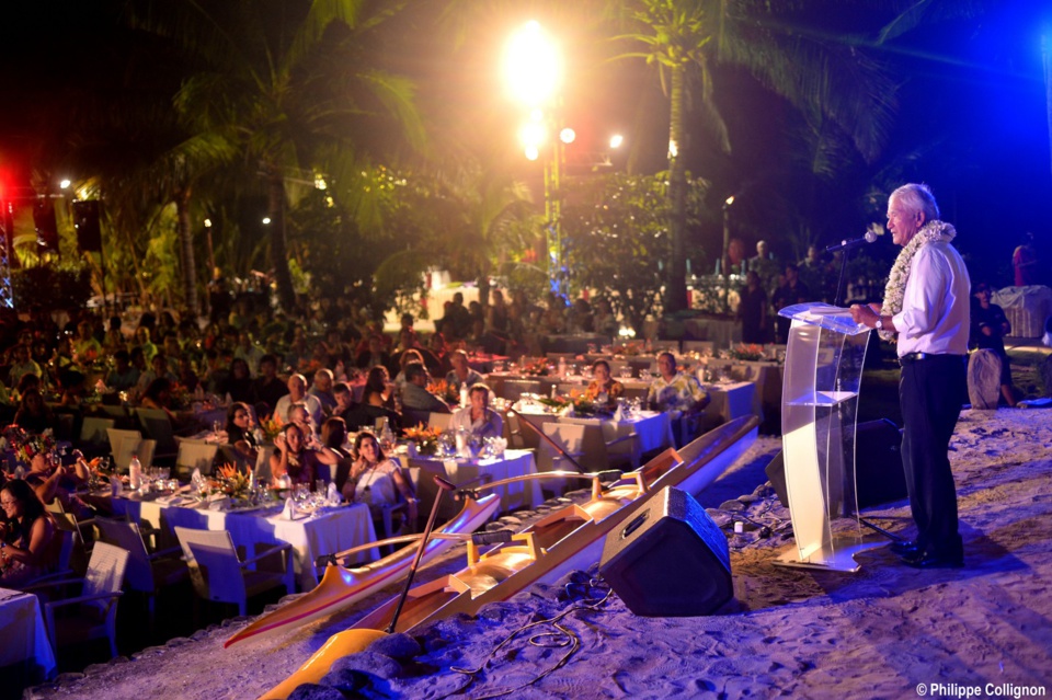 Le motu de l'intercontinental, un lieu prestigieux pour accueillir les invités