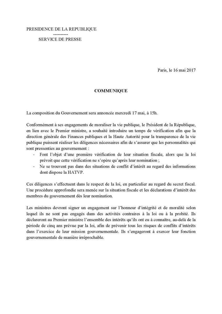 Gouvernement: Macron se donne 24 heures supplémentaires
