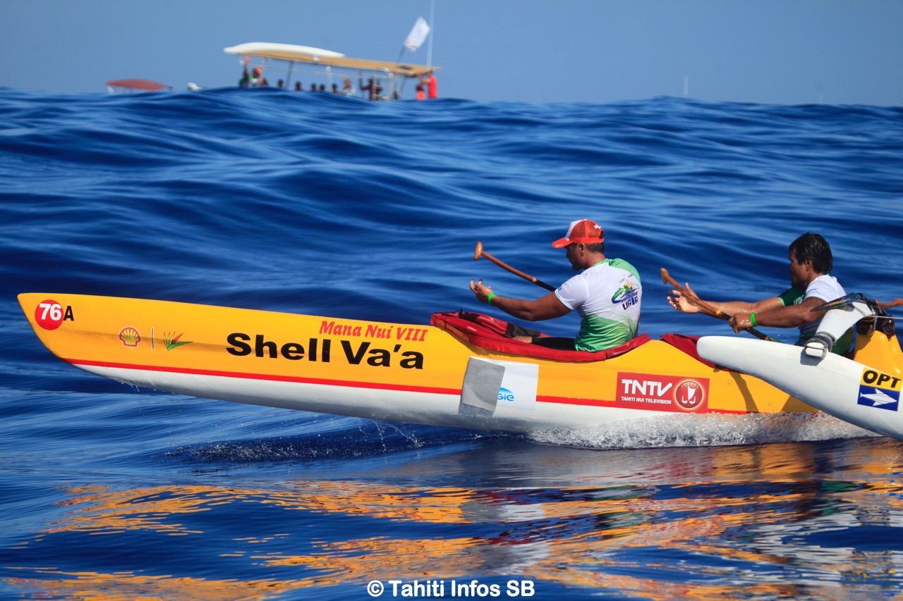 Shell Vaaa Va’a V6 – Tahiti Nui Va’a : Shell Va’a s’envole vers la victoire