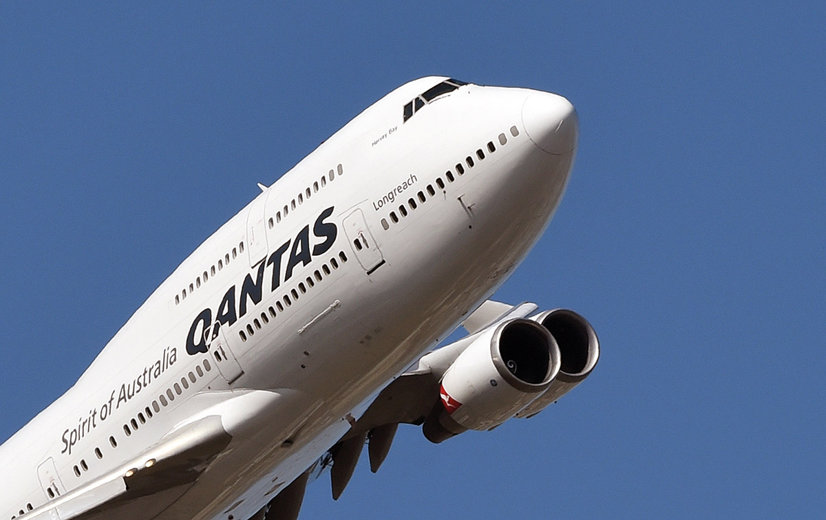 Un vol de Qantas fait demi-tour à cause d'un problème de moteur