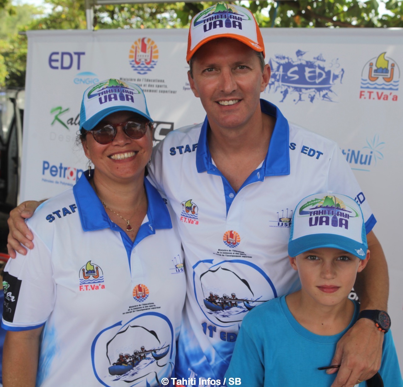 Gégoire De Chillaz, pdg d'Engie, avec Amélie Corbin de Broca, responsable de la communication