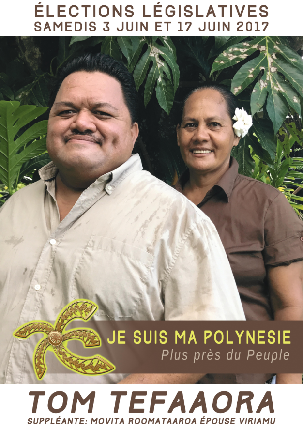 Tom Tefaaora et sa suppléante Movita Viriamu.