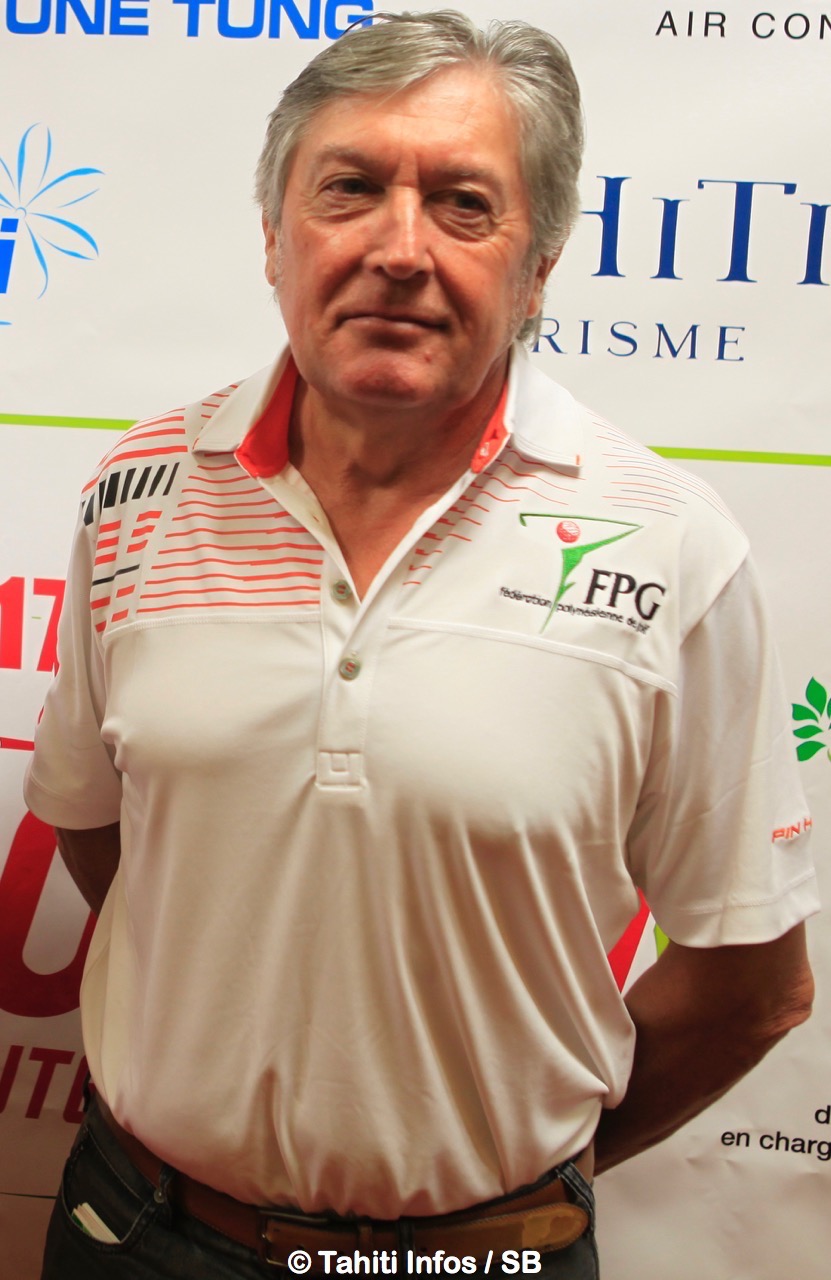 Louis Lesourd, secrétaire de la fédération polynésienne de golf
