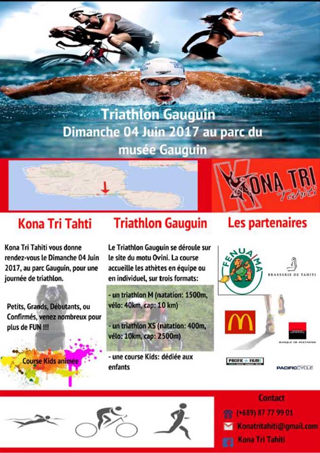 Triathlon – Le triathlon Gauguin c’est dimanche à Papeari