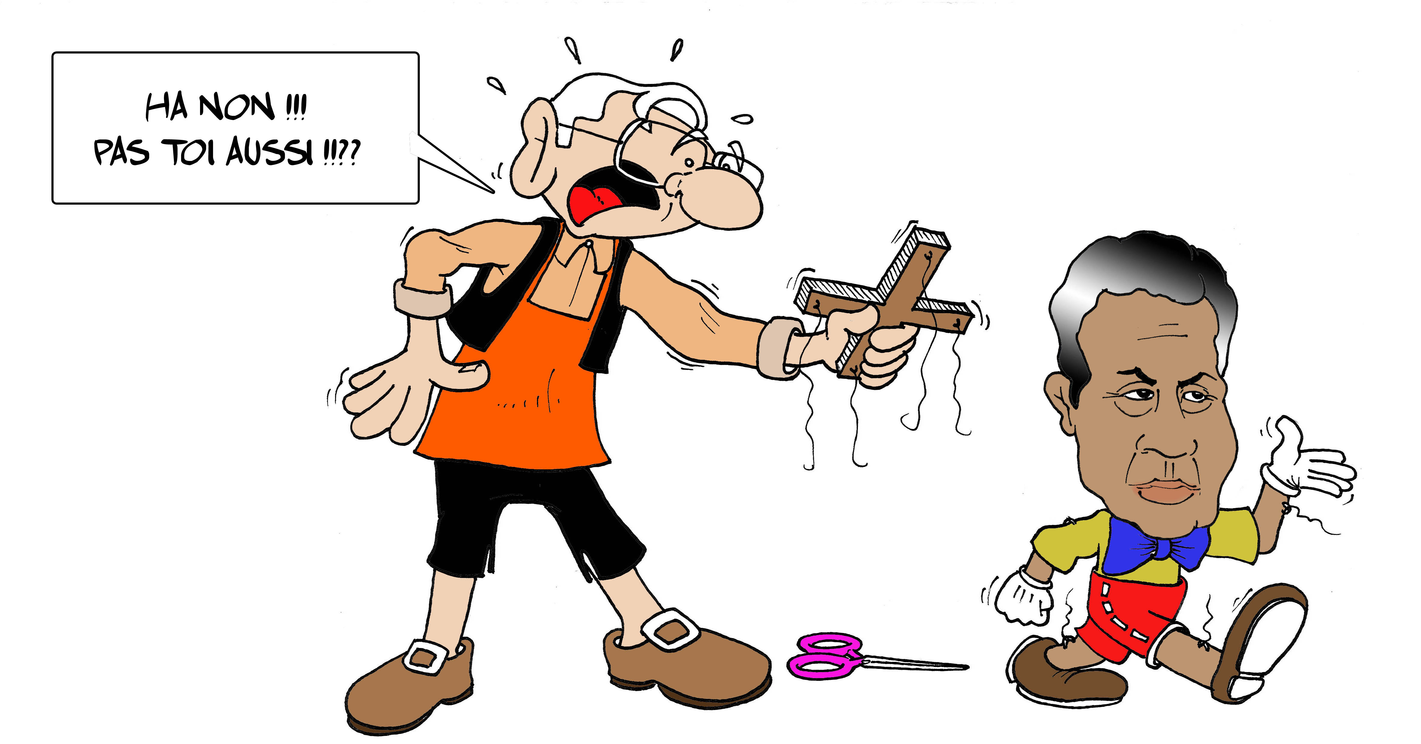 " Démission des Tuihani " par Munoz