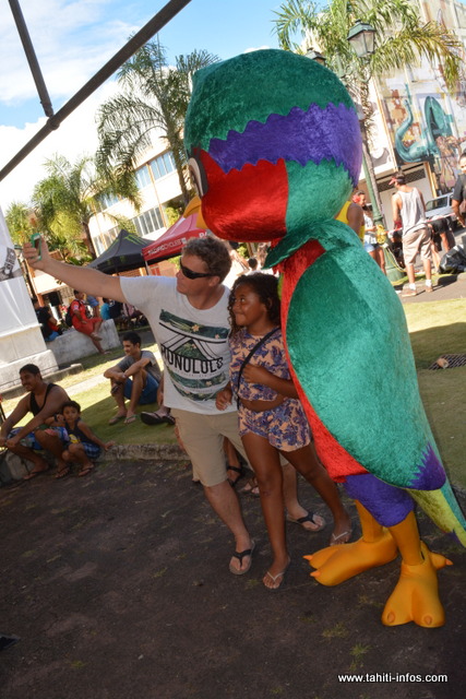 Les papas étaient à l'honneur ce samedi à Papeete.