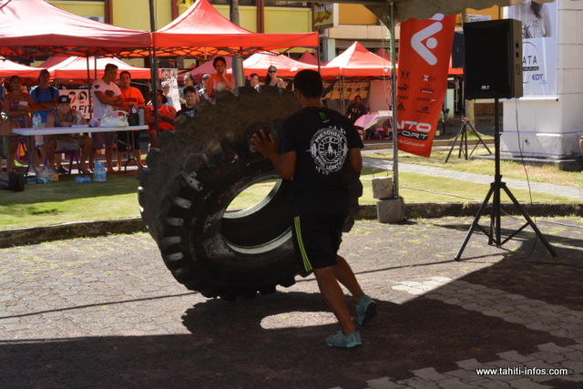 Plusieurs démonstrations de crossfit étaient organisées.