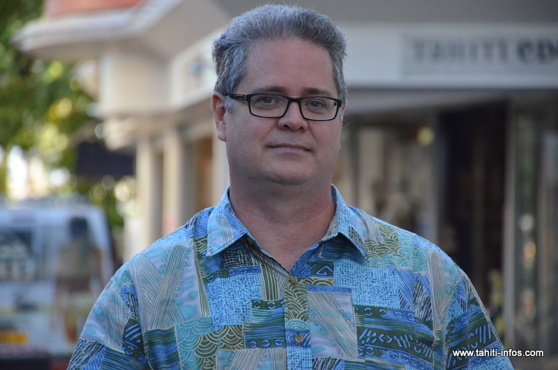 Heimana Garbet, président du mouvement En Marche Polynésie.