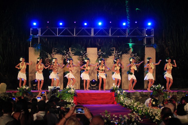 La soirée de gala s'est déroulée dans un cadre enchanteur.