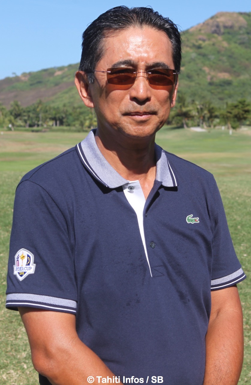 Christian Lausan, président de la fédération tahitienne de golf