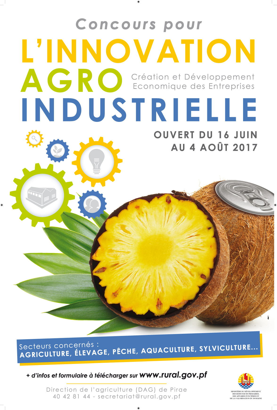 Un concours pour stimuler l’innovation agro-industrielle