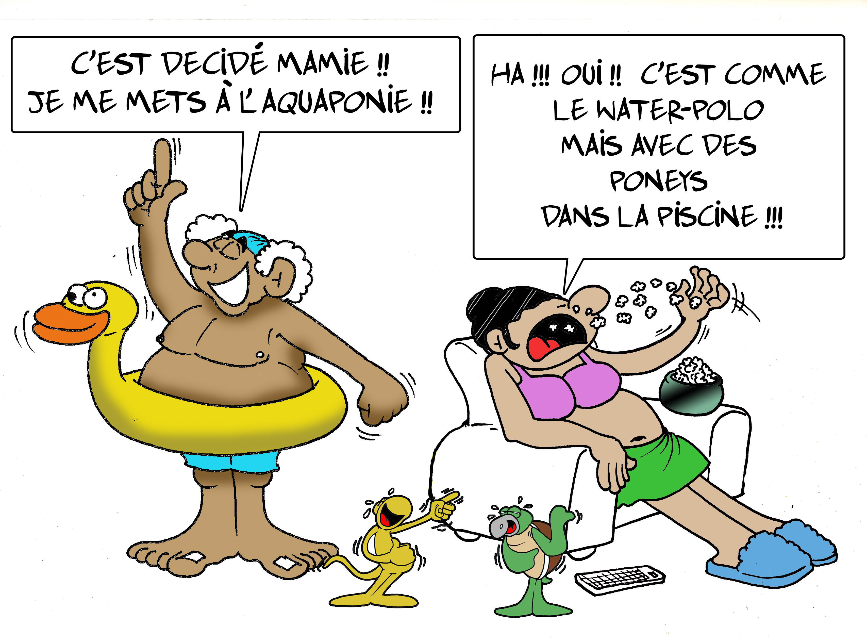 " L'aquaponeys " par Munoz