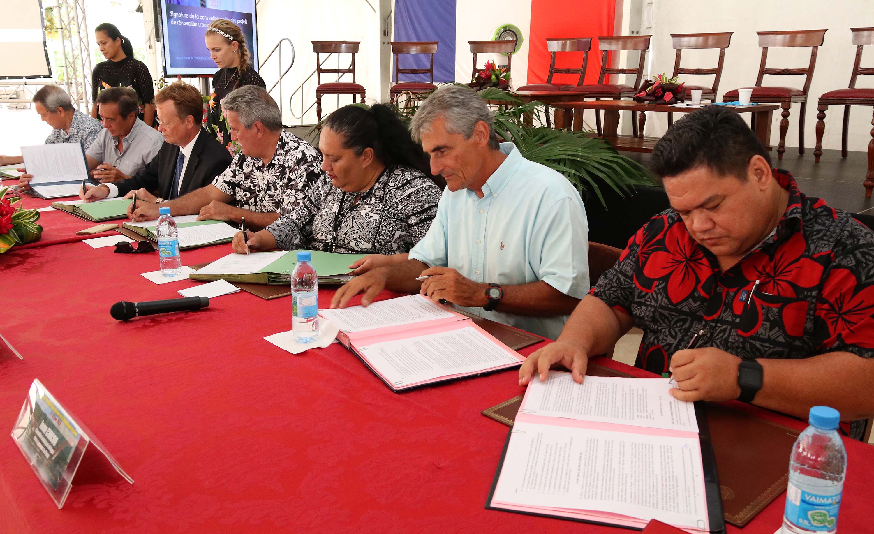 Pays, Etat et communes signent une convention-cadre pour la rénovation urbaine de l’agglomération de Papeete