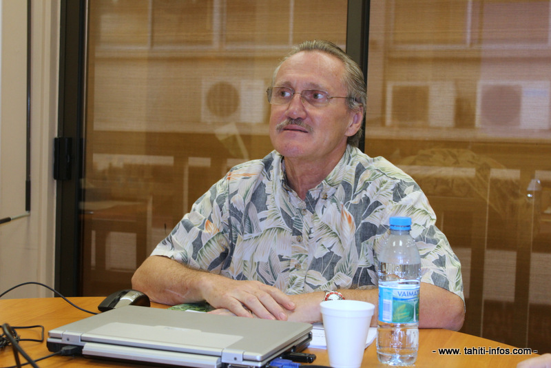 Claude Périou est le directeur de l'IEOM en Polynésie française.