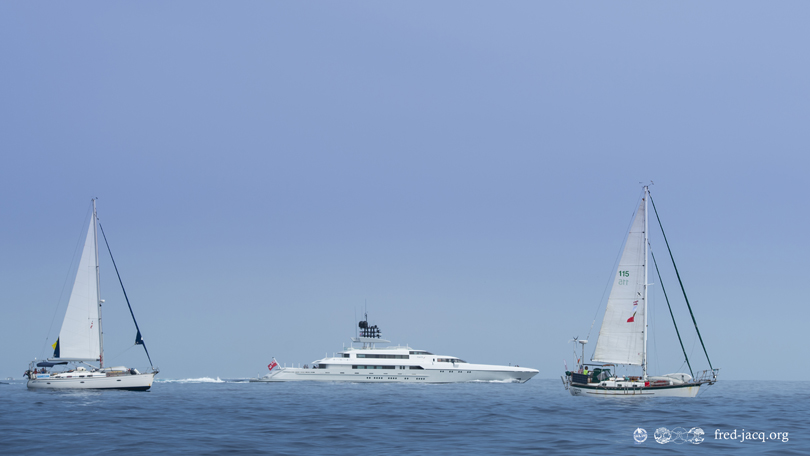 Entre Tahiti et Moorea. Crédit Fred Jacq.