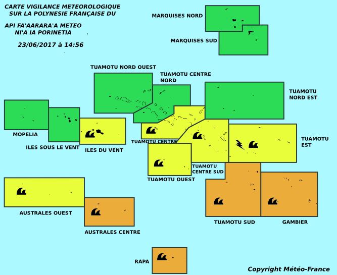 Routes abîmées, éboulements, des pluies torrentielles s'abattent sur les Marquises