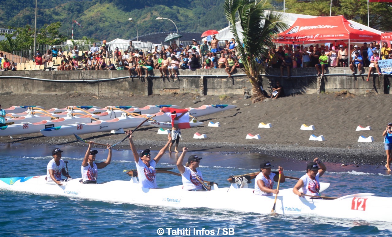 Hinatea Bernardino et son team ont offert la première médaille d'or à Tahiti
