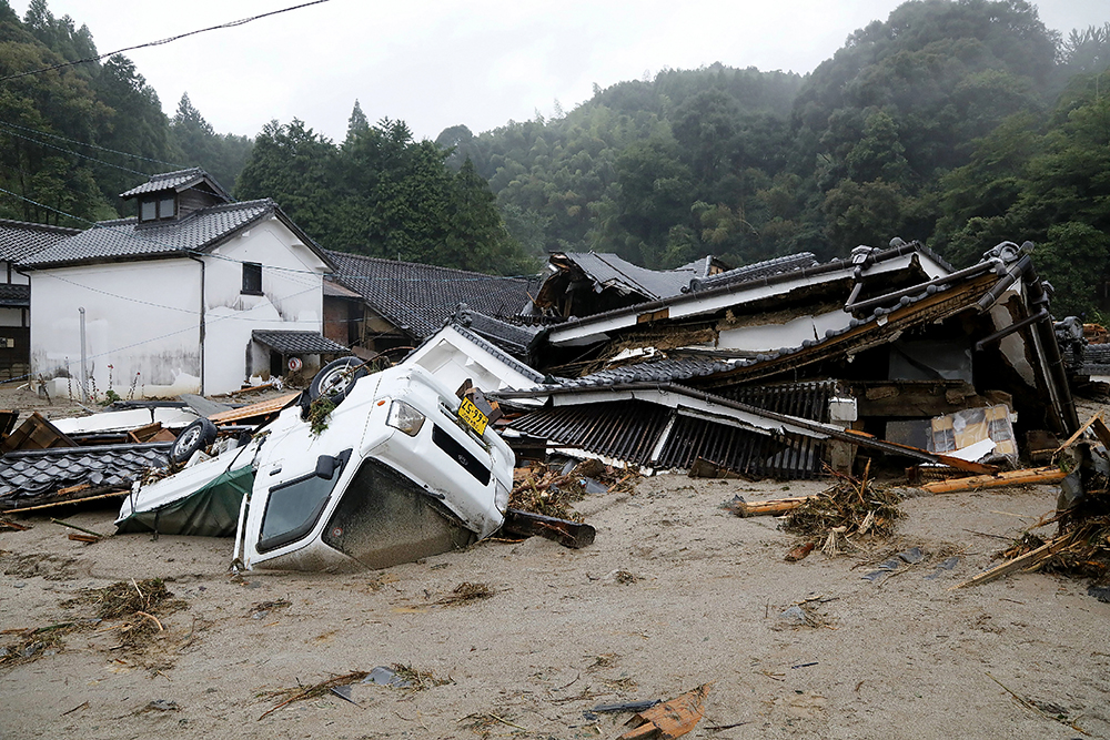 Japon : 20 morts dans des inondations