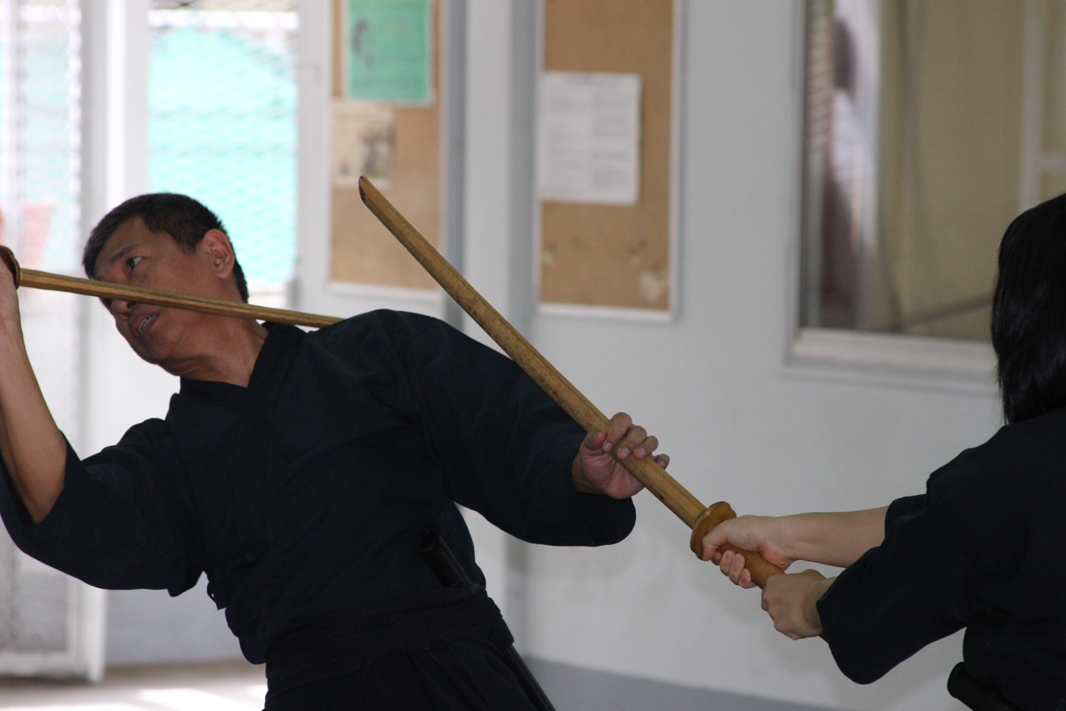 La pratique du iaidō reste confidentielle au fenua