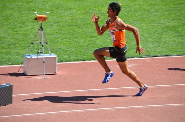 Une course d'élan réalisée à la perfection