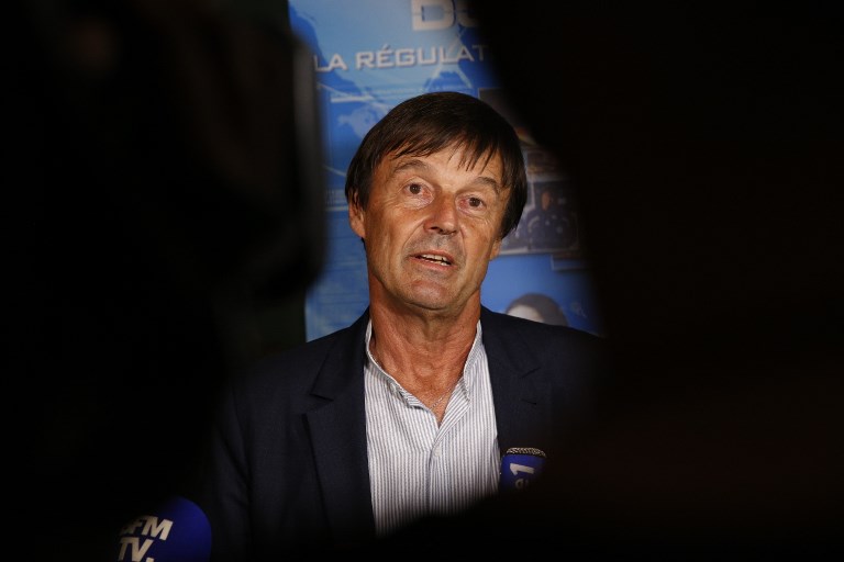Dans la transition énergétique, "on ne peut pas être contre tout" (Hulot)