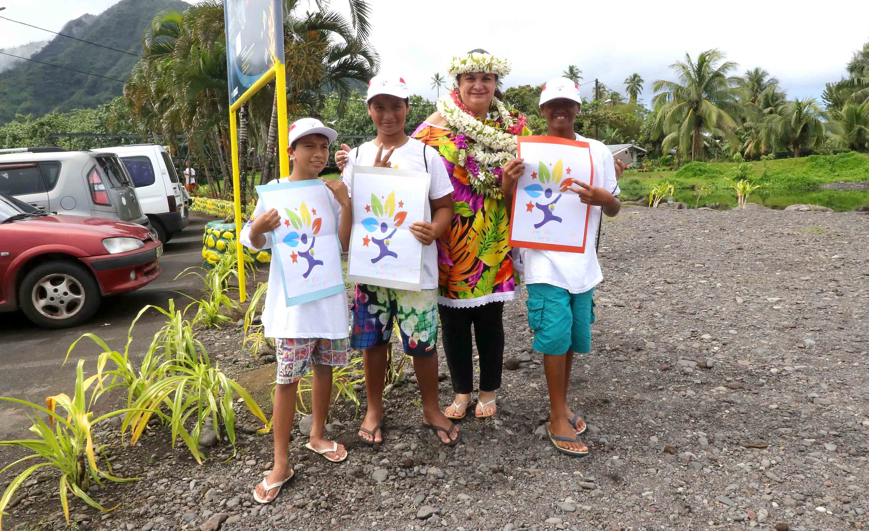Concours "J’embellis ma commune" : visite de communes participantes à Tahiti