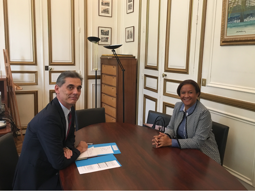 Lana Tetuanui reçue au ministère des Outre-mer
