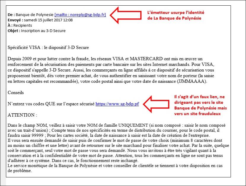 Phishing : Attention à vos mails