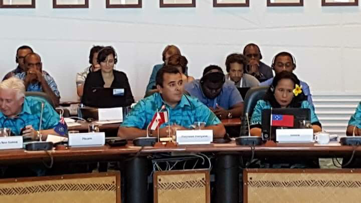 Teva Rohfritsch représente le Pays à la 10e conférence de la Communauté du Pacifique