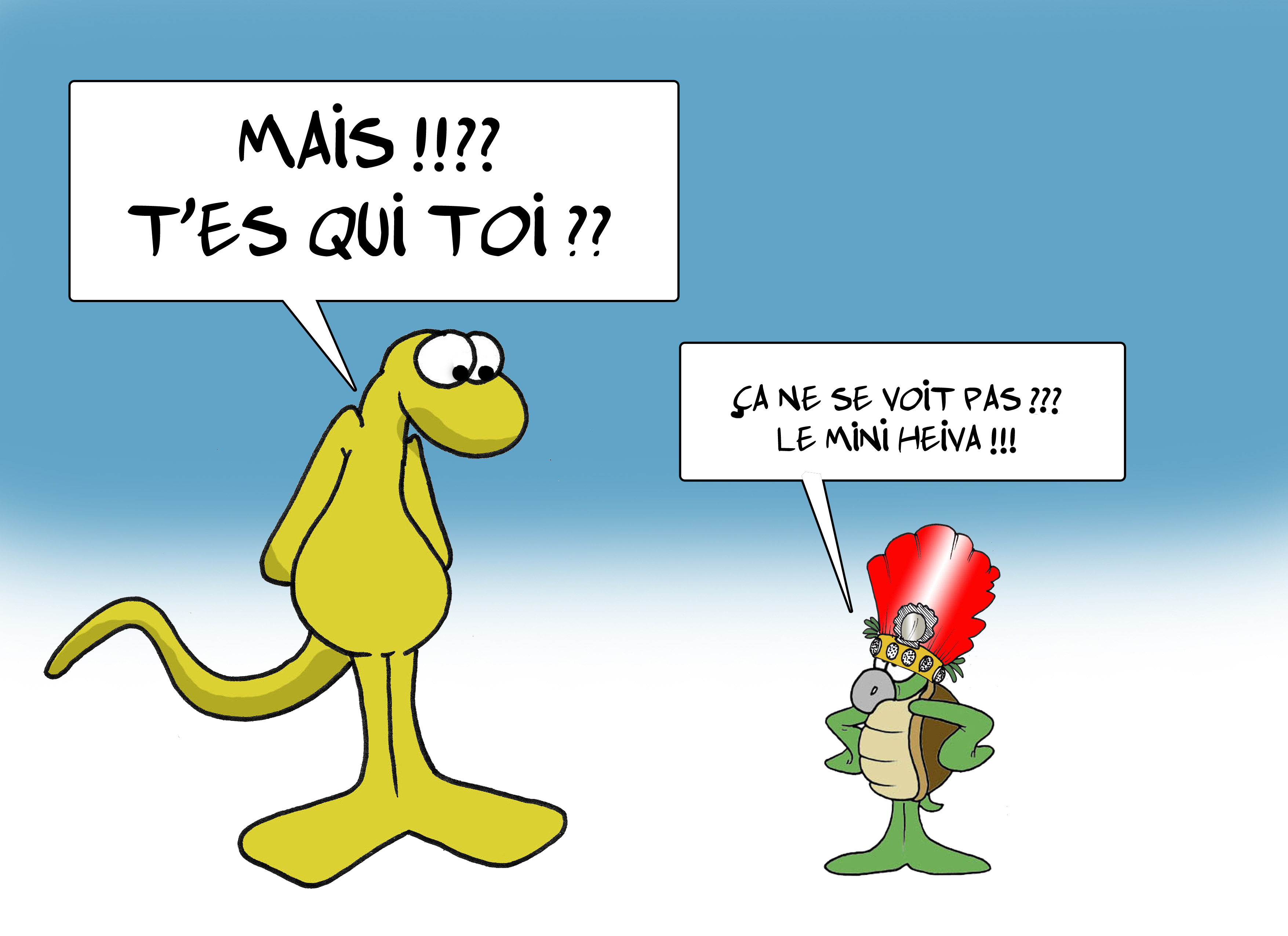 " Le mini Heiva " par Munoz