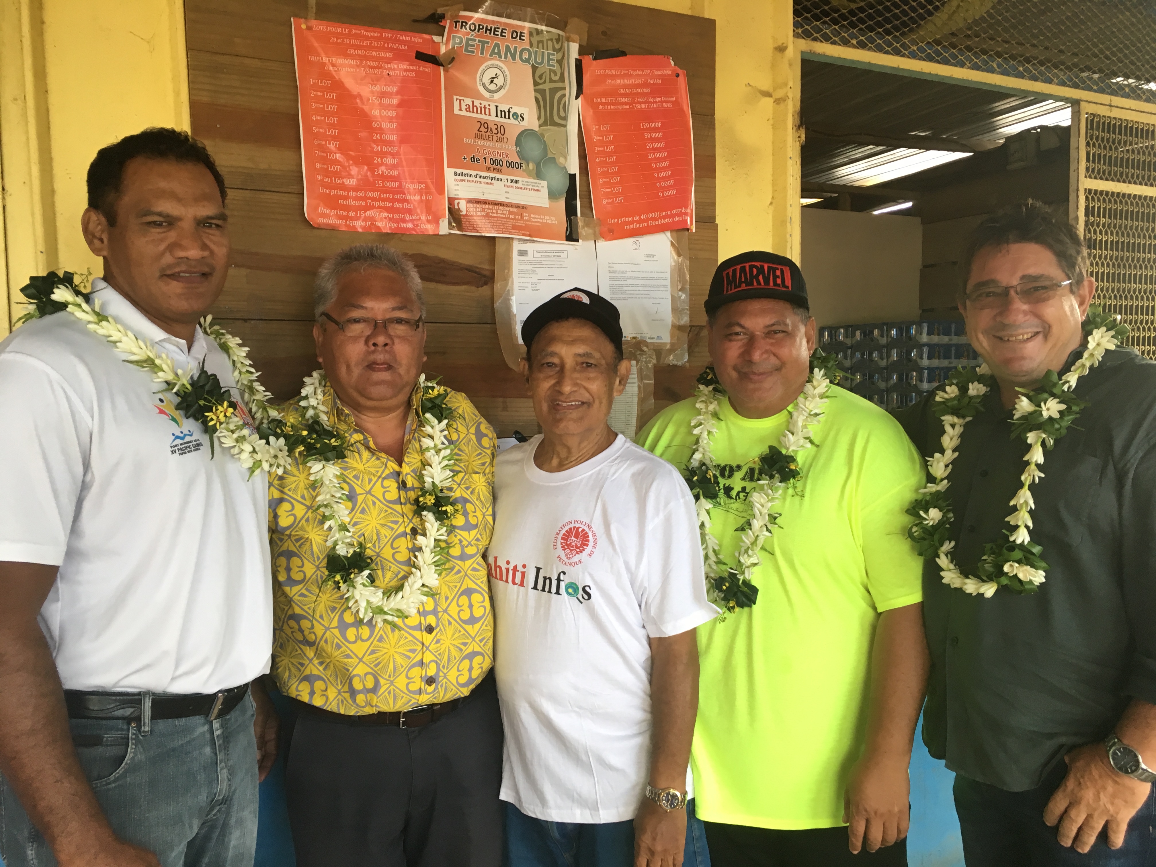 Tauhiti Nena, Luc Faatau, Georges Tokoragi, Putai Taae ou encore Alain Barbaroux étaient présents à l'inauguration