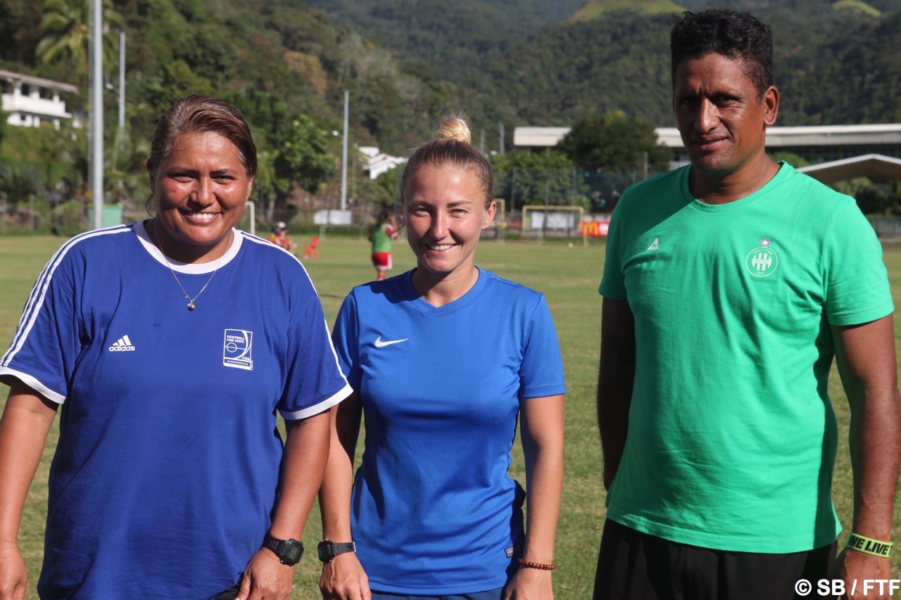 Jane Mahiatapu, Stéphanie Spielmann et Xavier Samin
