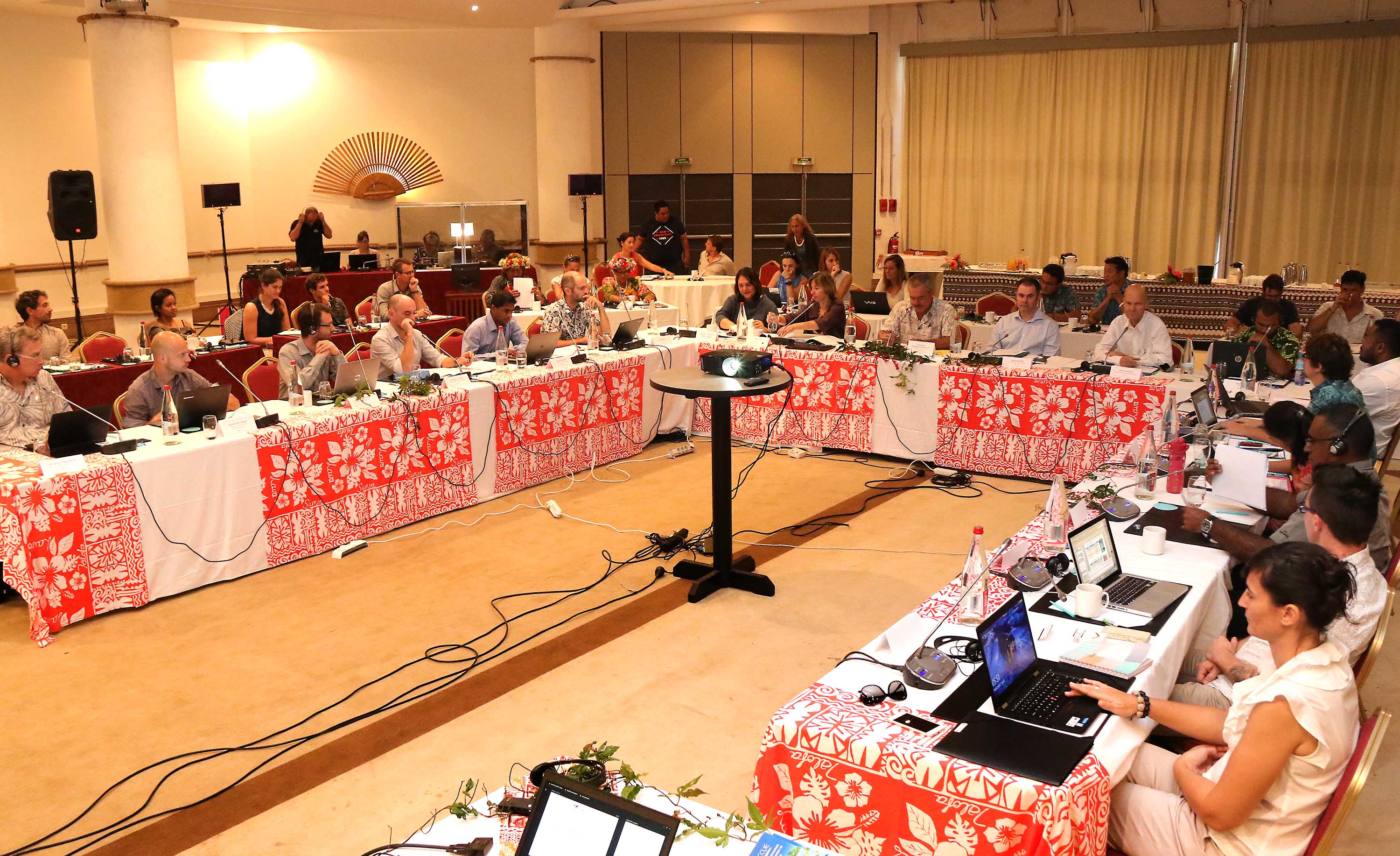 Le comité de pilotage régional du projet Resccue réuni à Tahiti