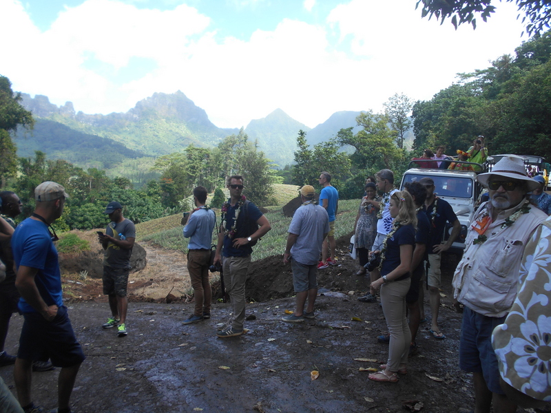 Visites de terrain à Moorea, dans le cadre des projets Resccue et Integre