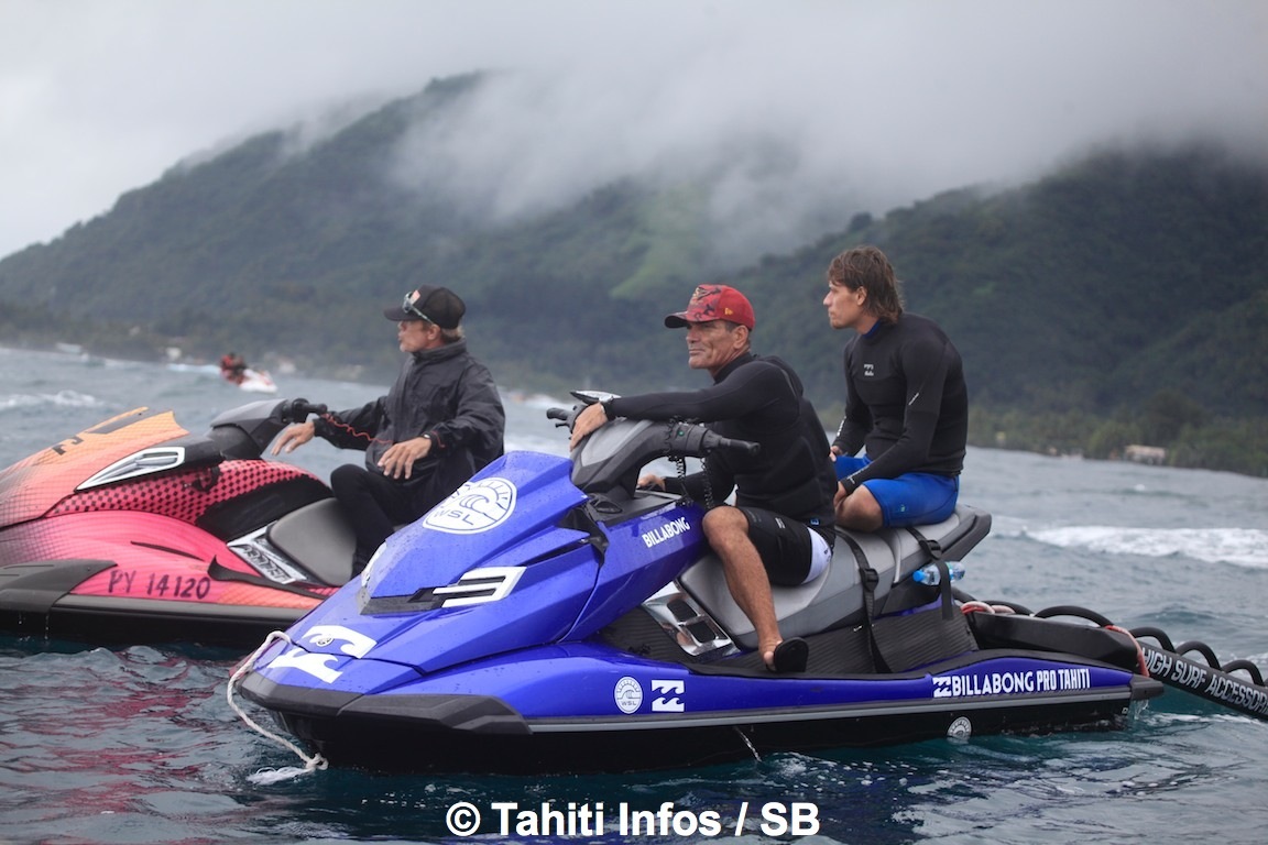 Vetea David était là pour assurer la sécurité au point d'impact