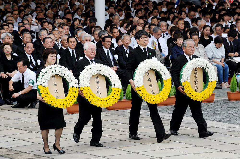 72 ans après, Nagasaki appelle le Japon à voter un traité contre l'arme atomique