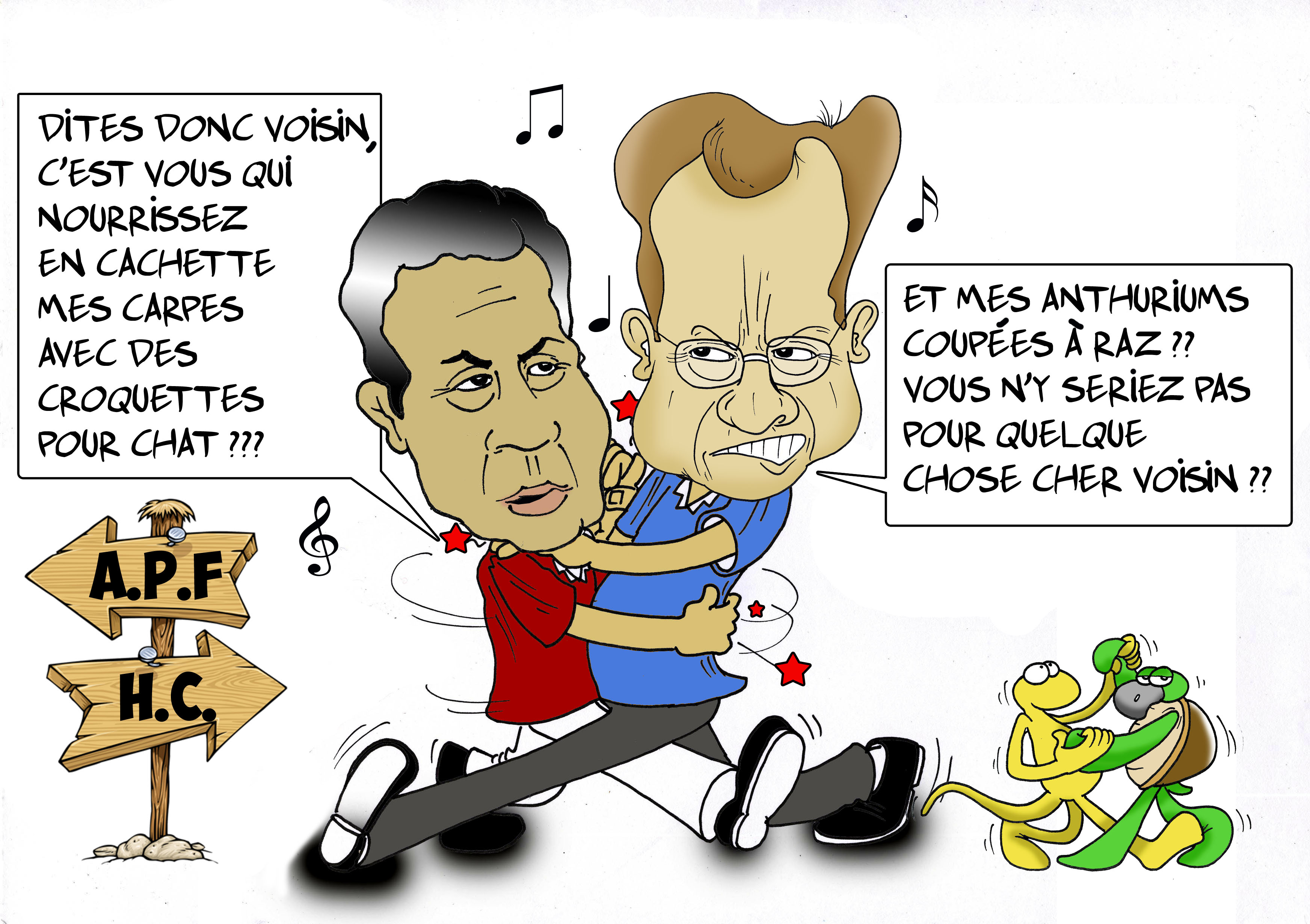 "Les voisins" par Munoz