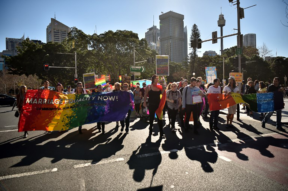 Action en justice contre un vote postal sur le mariage gay en Australie