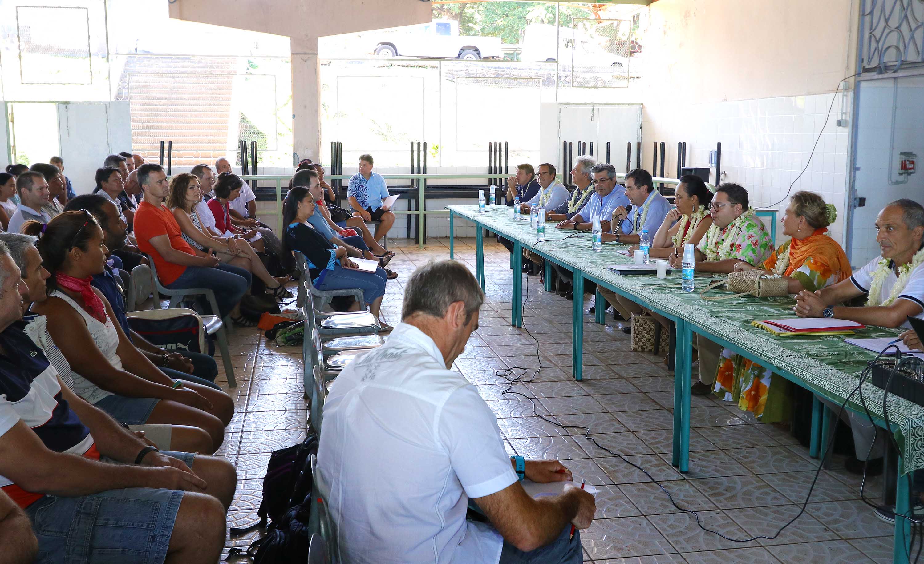 Tea Frogier en visite au collège Henri Hiro et au lycée professionnel de Faa’a