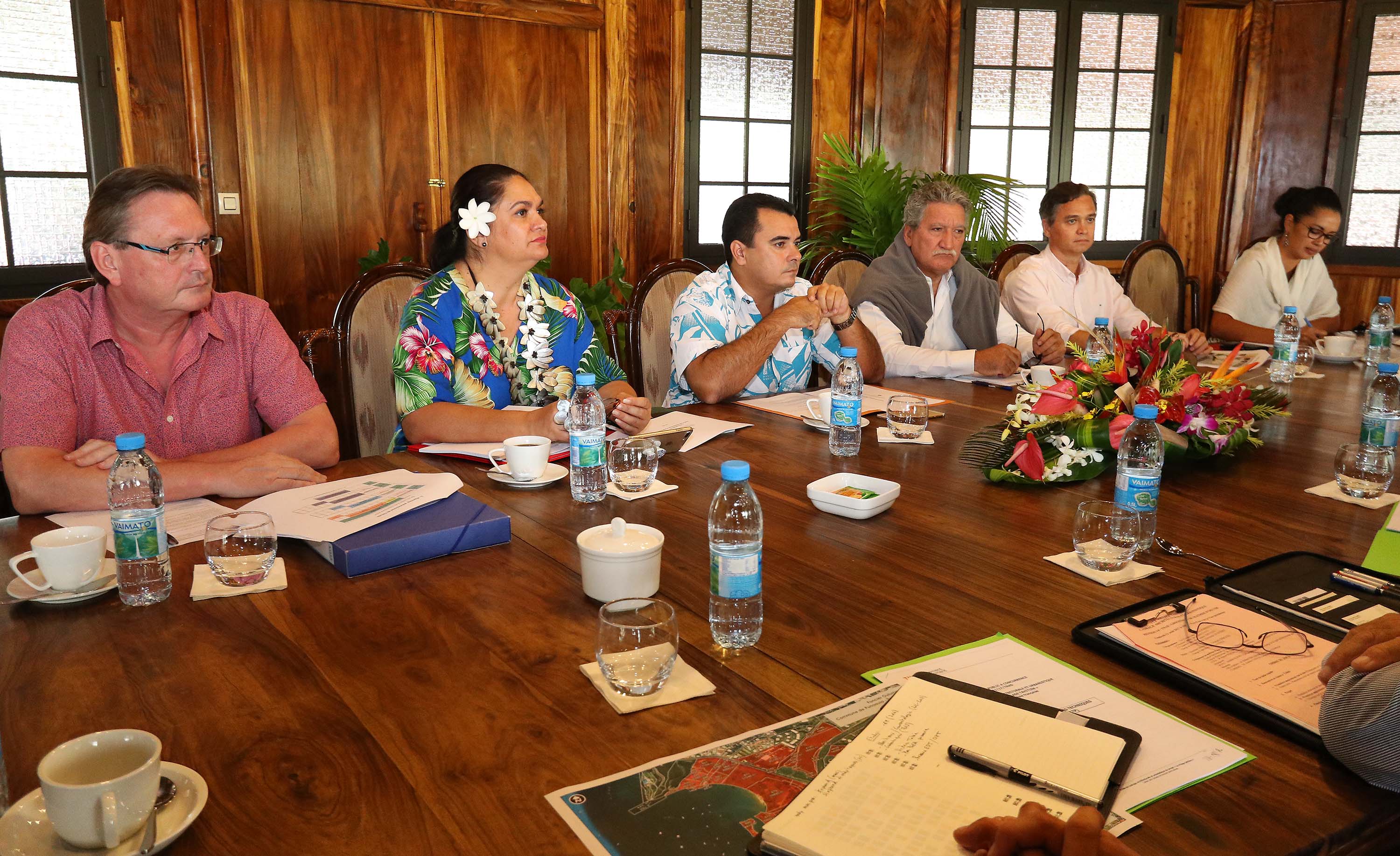 Une réunion technique pour le « Village Tahitien »