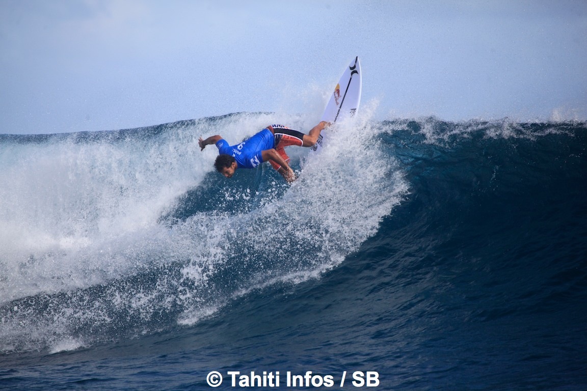 Michel Bourez n'a pas pu avoir de 2e vague à points