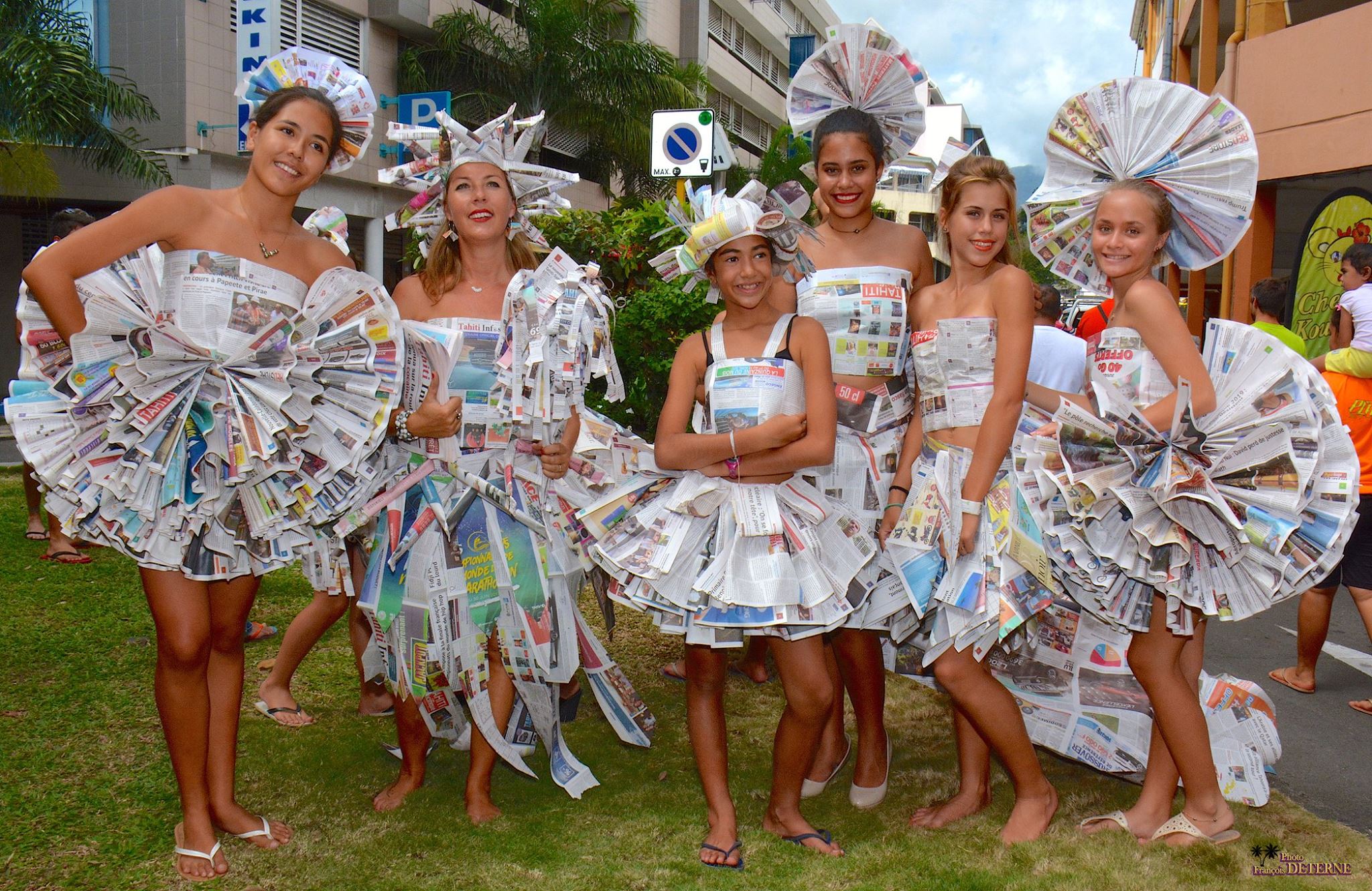 De la "haute couture éphémère ", une belle manière de recycler les vieux Tahiti Infos