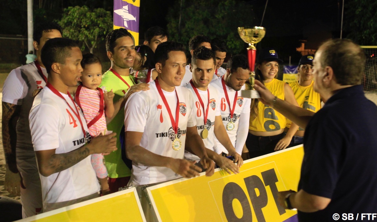 Raimana a reçu samedi le Trophée de l'OPT BS Tour